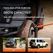 Off road autokrik - Boerenkrik - Handkrik - Dommekracht - 105-1035mm - Viking arm jack
