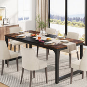 Eettafel Milano - 160cm - Voor 6 personen - Voor Keuken of eetkamer - Bruin - 160 cm (B) × 80 cm (D) × 75 cm (H)