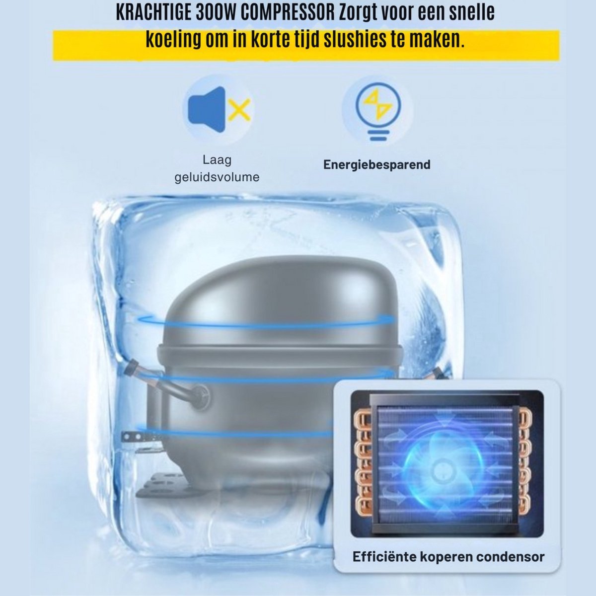 Professionele Slush puppy machine - 6L - Voor Ijskoude Drankjes – Frozen drink maker van Roestvrij Staal – Horeca Kwaliteit