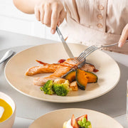 Celestia Serviesset - 12 delig - 4 persoons - Beige - Dinerborden - Bordenset - Diepe borden - Ontbijtborden - Servies - Keukenservies