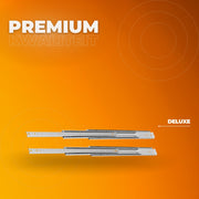 Lade Rails PRO - Ladegeleider - Bodemmontage - 91x7,6x1,9 cm - 225KG Capaciteit - Volledig Uittrekbaar