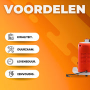 Elektrische ice crusher - 100KG/u - IJsbreker Machine - Ijscrushers - Ijsvergruizer - Slush puppy - Icebreaker - Incl. Extra Messen