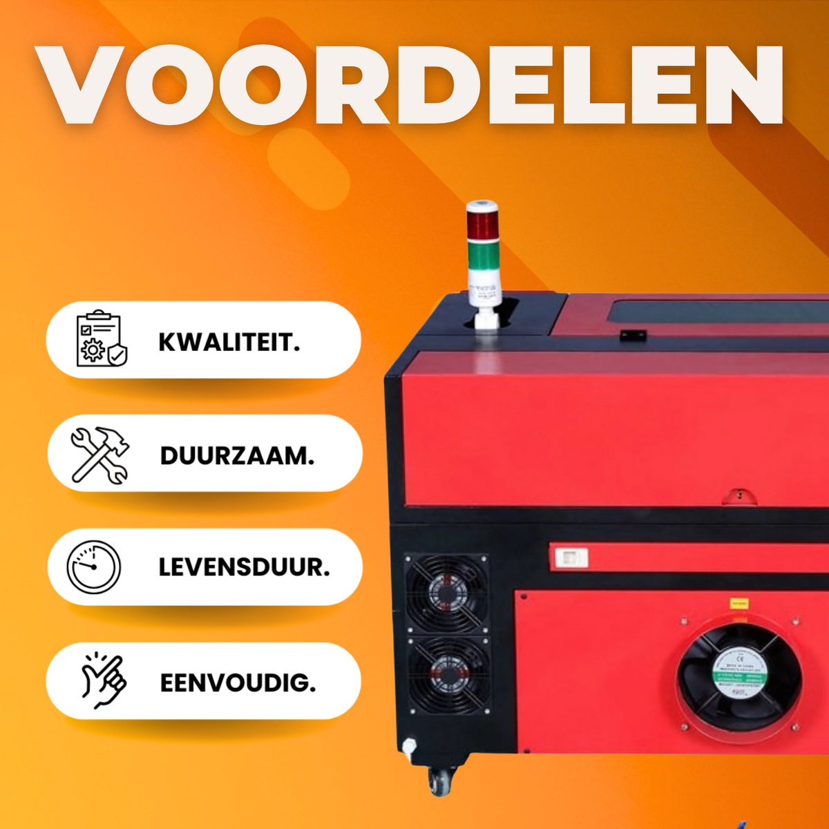 Lasergraveermachine - Laser cutter- Laser engraver- 50W Graveerapparaat - 300x500mm Lasersnijder Graveur