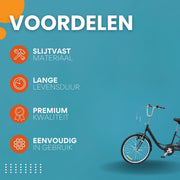 Driewieler Zyrell - 6 versnellingen - Fiets voor volwassenen en senioren - 24 Inch - Opvouwbare Trike - Met mand - Voorrem - Zwart