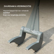 Palletbreker PRO - Pallet Buster - 137,2cm Lamellenheffer - Roughneck - Koevoet breekijzer Incl. Handschoenen - 907KG