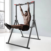 Pull up bar en dip statief - Homegym - Verstelbaar in hoogte - Voor thuis sporten - 200KG