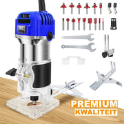 Palm Router Trimmer Tavien - Houtbewerking Handrouter met Trimmerbasis - Compacte Handheld Wood Router Power Tool