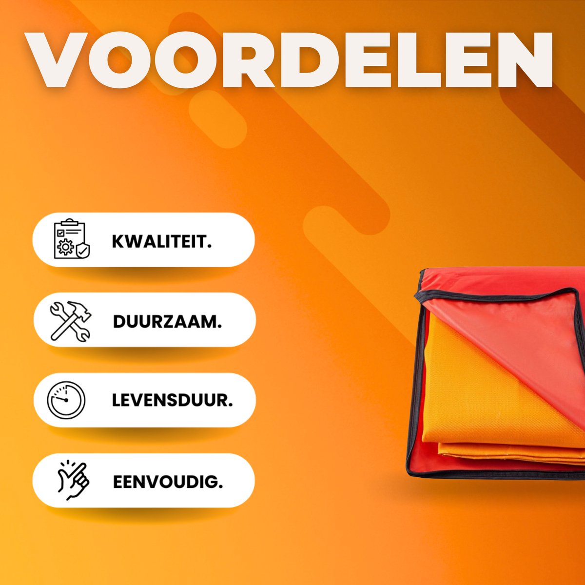 Lasdeken PRO - 10x10ft - Branddeken - Las - Veiligheid - Brandwerende Hittebescherming