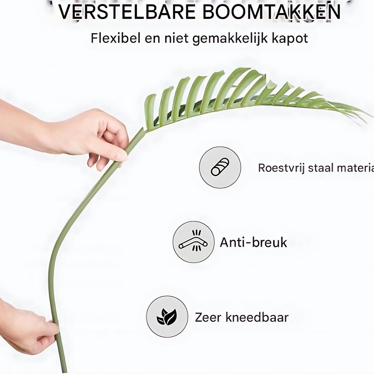 Kunstplant voor binnen en buiten - Areca Catechu - In pot - Kunstbloem - Waterdicht - Geurloos - Kunstmatig Plastic Plant