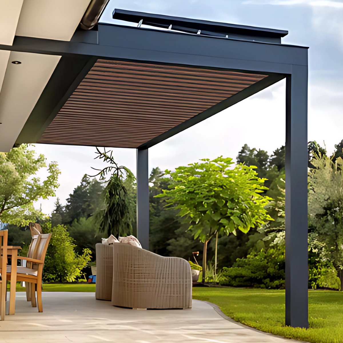 Schaduwdoek - Voor Tuin, Pergola of Terras - 90% Zonwerend Privacy Scherm - Ademend Netstof met Grommets - Kleur: Coffee-4X6M
