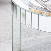 Salontafel Crystal Vaylen - Ronde salontafel - Woonkamer - Kristal - Bijzettafel - Side table