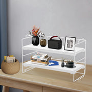Bureau organizer- Bureau accesoires - Keuken organizer - Aanrecht organiser - Kantoor en Thuiswerkplek - 2-Lagen - Wit