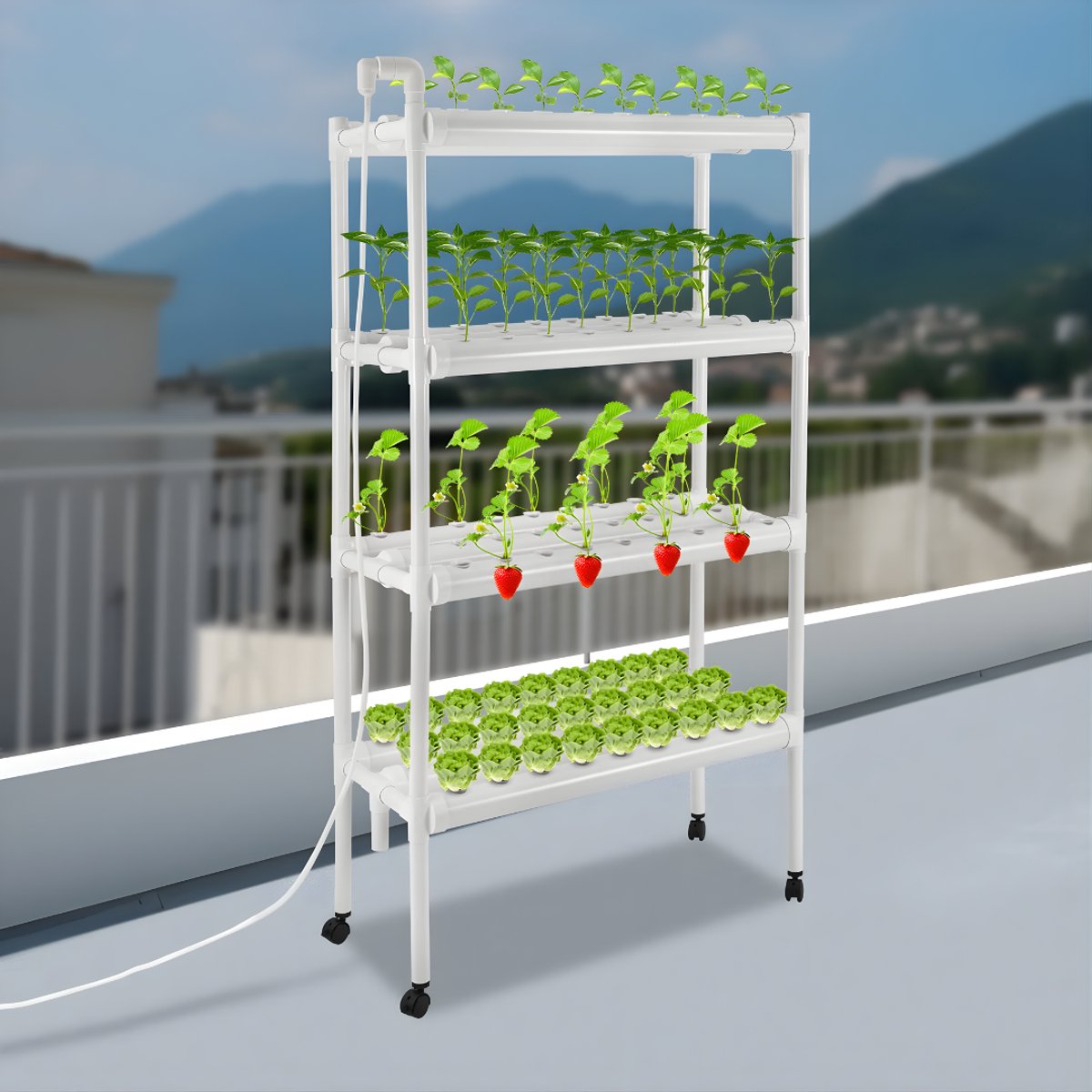 Kweeksysteem - Kweektafel - Voor binnen- of kweekgebruik - Kunststof / Groen