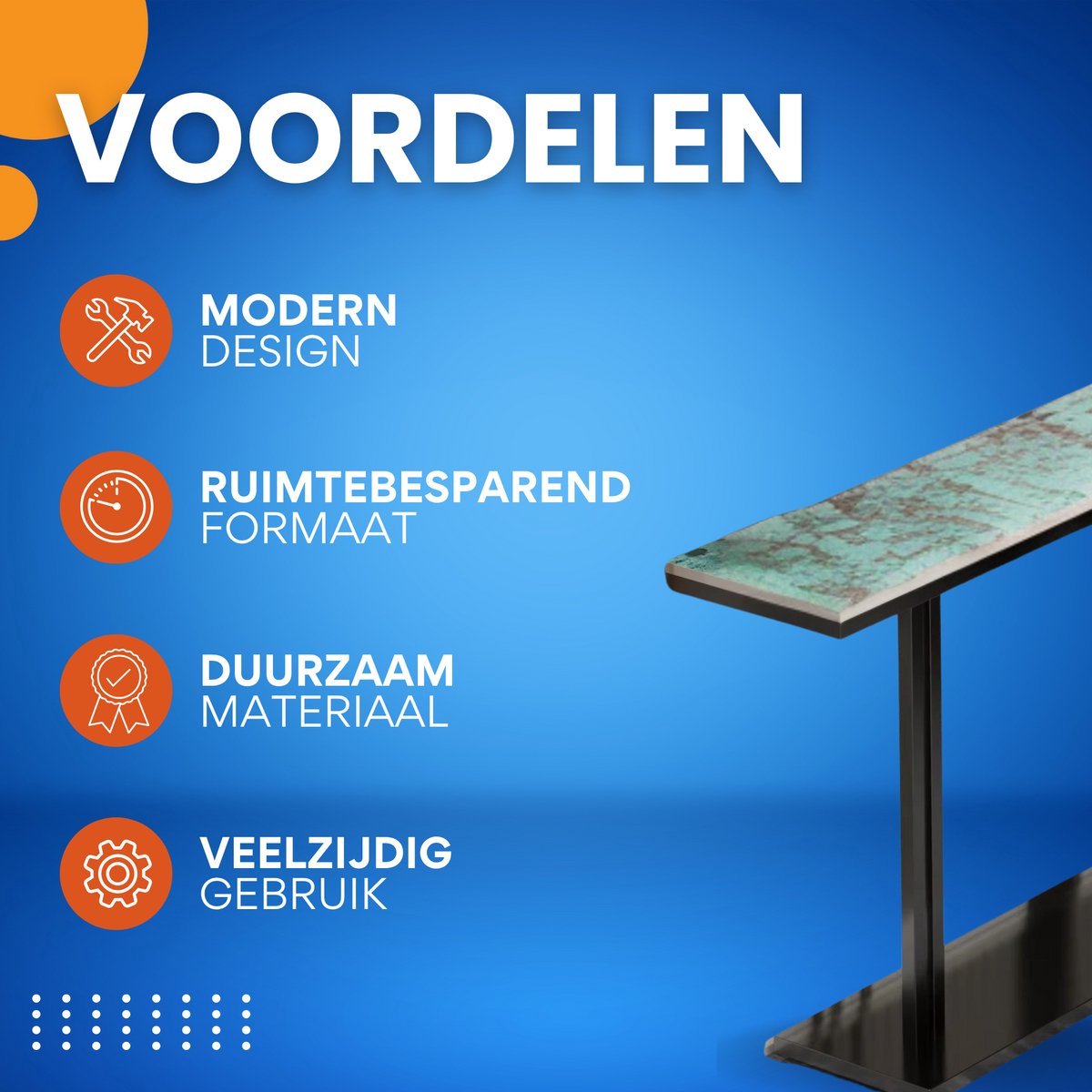 Moderne consoletafel Emerald Valora - Wandtafel met lades - Groen en wit - Marmerlook - Haltafel - Sidetable - 118cm