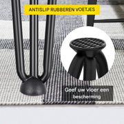 Tafelpoten - 4 Stuks DIY Bureautafelpoten - Metaal Zwart- 91,5 cm Salontafelpoot - Tot 100kg