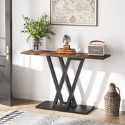 Consoletafel Giggs - Haltafel - 110cm - Wandtafel - Gang of woonkamer - Bruin