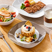 Tida Serviesset - 24 delig - 8 persoons - Wit - Dinerborden - Bordenset - Diepe borden - Ontbijtborden - Servies - Keukenservies