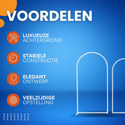 Valora Bruiloft decoratie - Rozenboog - 240CM - Versiering - Backdrop frame - Multifunctioneel voor ceremonies en feesten