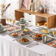 Vittoria Serviesset - 32 delig - 8 persoons - Groen - Dinerborden - Bordenset - Diepe borden - Servies - Ontbijtborden - Keukenservies