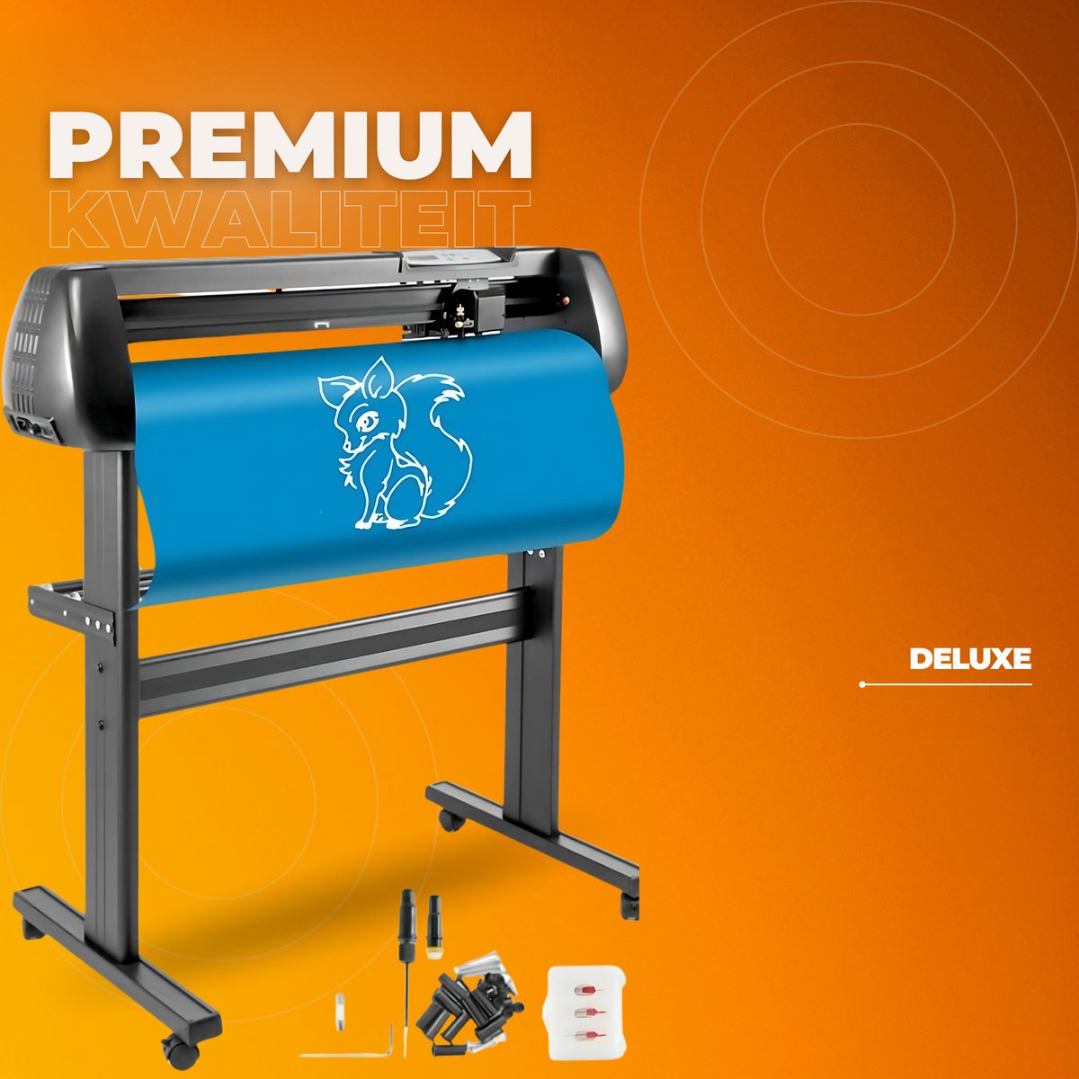 Snijplotter PRO - Vinylsnijder 870mm - Vinyl Cutter - Folieplotter voor Stickers en Belettering