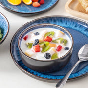 Imperio Serviesset Morencia - 48 delig - 12 persoons - Blue Eye - Dinerborden - Bordenset - Diepe borden - Ontbijtborden - Servies - Keukenservies