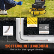 Endoscoop inspectie camera PRO - Rioolcamera - 9 inch scherm - Inspectiecamera - 70m Lokalisatie - 6 uur batterijduur - Apparaat voor ondergrondse leidingen