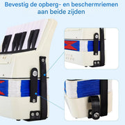 Accordeon voor Kinderen 17 Toetsen - Muziekspeelgoed - 8 Bas, Geschikt voor Beginners en Volwassenen - Educatief Muziekinstrument voor Jongens en Meisjes