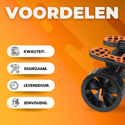 Kajak trolley - Voor SUP, Kano, Kayak, Surfplank - Surf trolley - Opvouwbare Kano trolley - PU Banden - 145kg draagvermogen