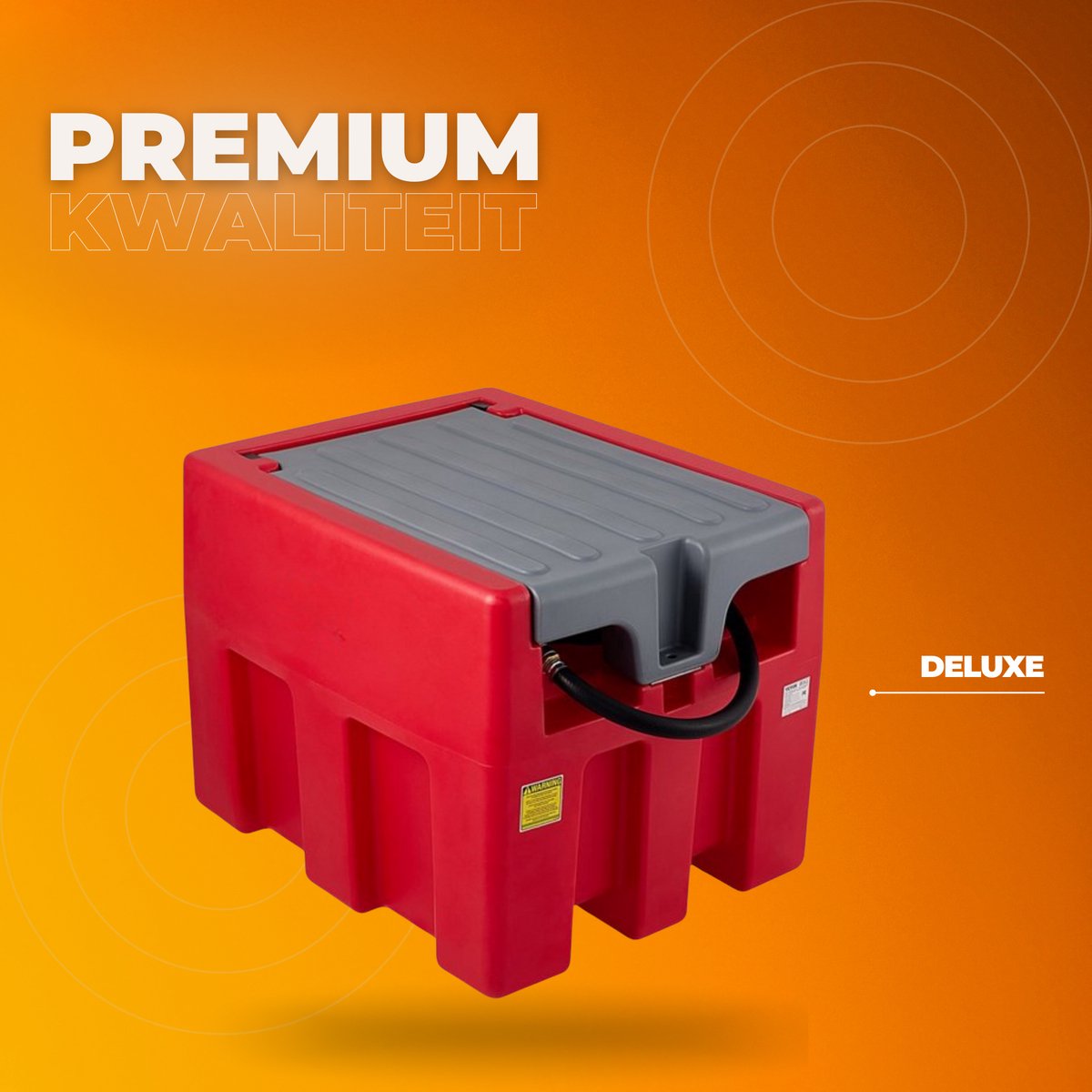 Draagbaar Dieseltank - 220L - Jerrycan - Brandstoftank - Brandstoftank - Mobiel Dieseltankstation - 40L p/min - 140W Mobiel Tanksysteem Voor Vullen