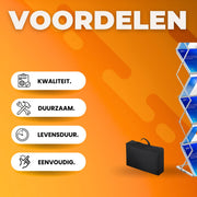 Opvouwbare Tijdschriftenrek - Zilver Aluminium - Tijdschriftenhouder - Lectuurbak - 26x36x152cm - 6 Vakken - Met Draagtas - Dubbelzijdig