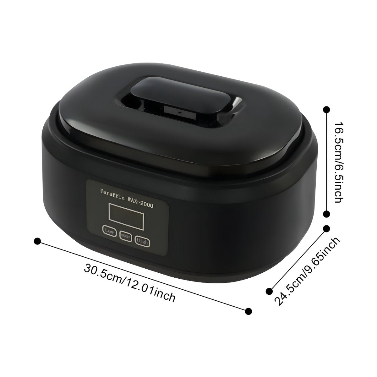 Waxverwarmer - Waxsmelter - Voor Hand- en Voetverzorging - Hand- en Voet Beauty Wax Melter - Zwart