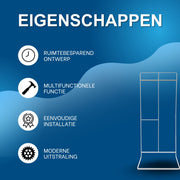 Campingtafel - Kampeertafel - Voor Kamperen / Outdoor - Verstelbare en Opvouwbare Multifunctionele Tafel - Bruin