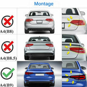 Achterspoiler - Voor Audi A4 B9 Sedan 2017-2022 - Auto accessoires - Kofferspoiler - Achterklepspoiler - Carbon Look