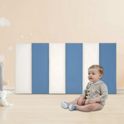 Bedhoofd - Hoofdbordkussen - Hoofdbord - Voor interieurdecoratie en bedhoofdbescherming - Blauw
