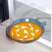 Noble Ontbijtborden – 4 persoons – 16 delig – Blauw Keramisch – Eetborden – Kleine Borden