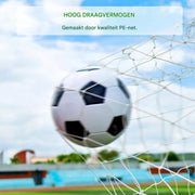 Voetbal Doelnet - Voetbalgoal - Voetbaldoel - Doelwand - Sociale Doelpalenet voor Sporttraining en Wedstrijden - Geschikt voor Volwassenen & Kinderen - 365×182×120 cm