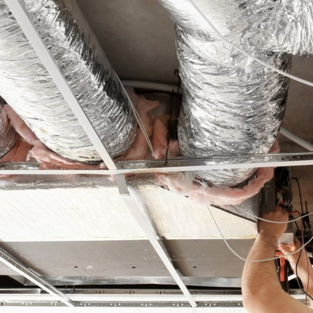 Luchtafvoerslang - Ventilatieslang - Afzuigslang - Wasdroger, airco - flexibele aluminium slang - 7620 mm lang - Φ208 mm - 25 mm buisdikte