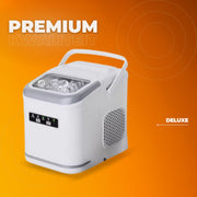 Ijsblokjesmachine - Ijsblokmakker - Ijsmachine - 2,0 Liter - 9 Blokjes in 6 Minuten - Zelfreinigende Elektrische Ijsmachine - Wit