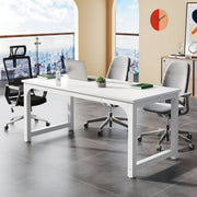 Bureau Veyra - 160cm - Wit - Computerbureau - Voor thuis of werk