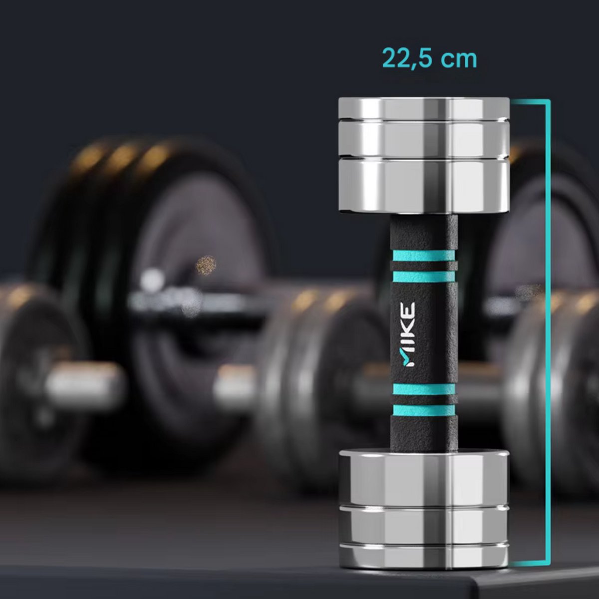 Verstelbare Halterset - Gewichten - Halters - Voor Krachttraining & Thuisfitness - Compacte Stalen Dumbbells van 5 kg - Set van 2