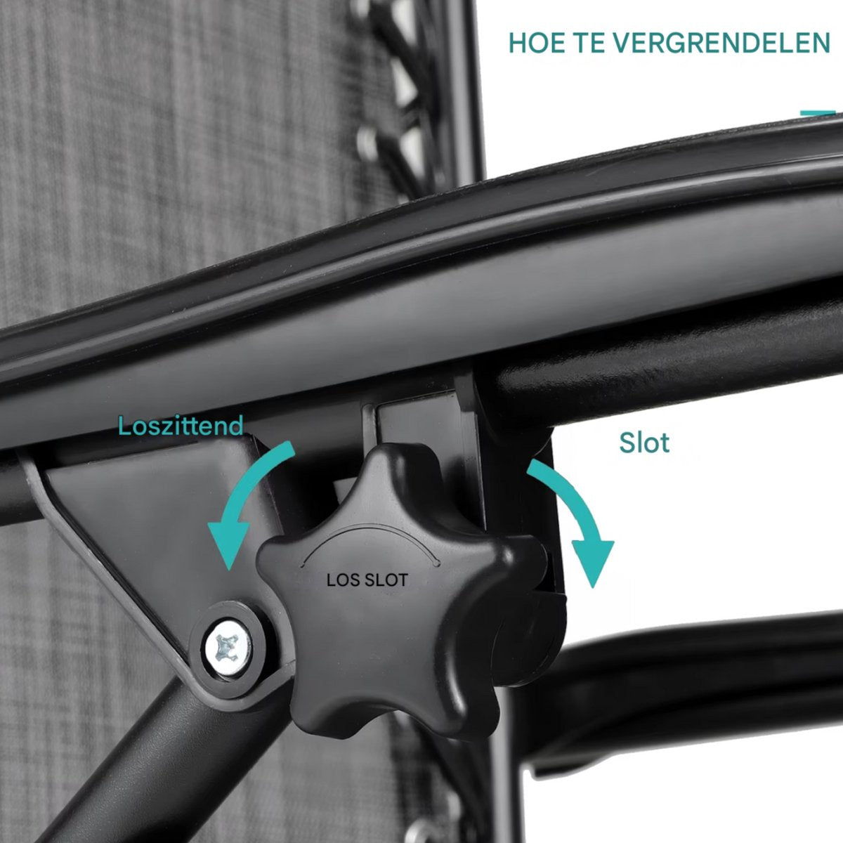 Opvouwbare stoel verstelbare stalen gaas - Zero Gravity lounge stoel - Fauteuils met kussens en bekerhouder - Grijs - 2 stuks