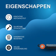 Handkettingtakel - Voor hijsen en tillen - Handmatige kettingtakel - Capaciteit 1000 kg