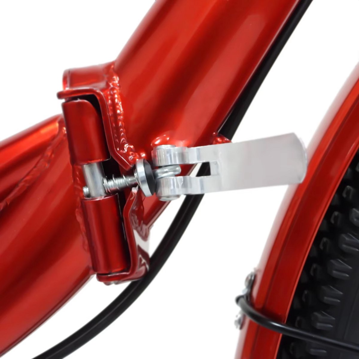 Driewieler Luco - 7 versnellingen - Fiets voor volwassenen en senioren - 24 Inch - Opvouwbare - Verstelbaar - Met mand - Voorrem - Geel