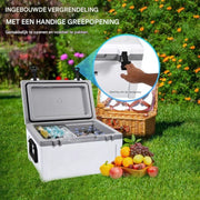 Koelbox 57L - Frigo Vriezer - Koelkast - Draagbare frigobox - Camping - Isolerend - Ruimte voor 50 blikes