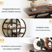 Consoletafel Avira - Haltafel - 100cm - Wandtafel - Gang of woonkamer - Bruin