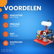 Cirkelzaagblad - Slijpmachine - Zaagtand Grinder met Slijpwiel - 220V Voor Droog & Nat Slijpen