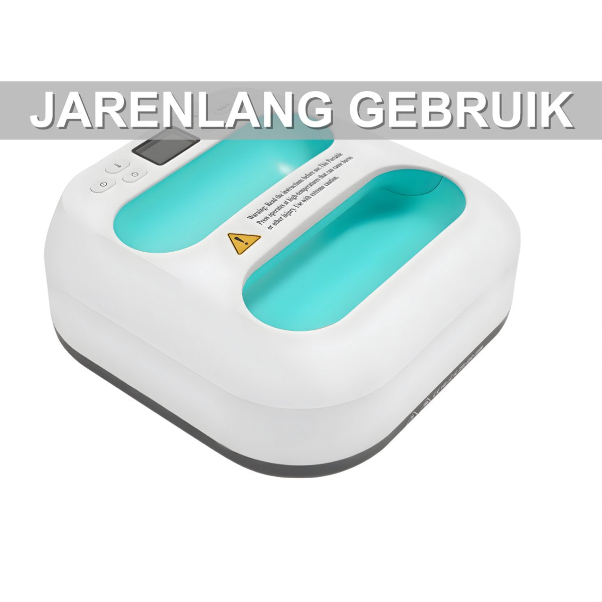 Mini warmtepers- Hittepers - Persmachine - Voor Thuis- en Hobbygebruik - Draagbare Hot Stamping Machine - Groen