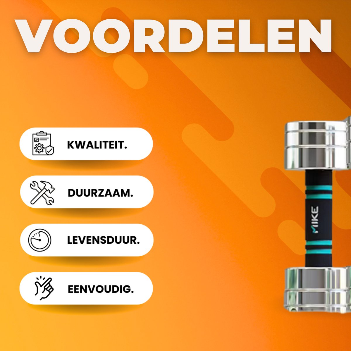 Verstelbare Halterset - Gewichten - Halters - Voor Krachttraining & Thuisfitness - Compacte Stalen Dumbbells van 5 kg - Set van 2