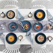 Happyment Serviesset Deluxe - 12 Persoons - Porselein - 48 Delig - Bordenset 12 persoons - Bordenset 48 delig - Bruin