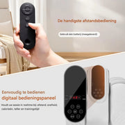 Elliptische Trainer - Voor Senioren & Thuisfitness - Mobiliteitstrainer -Met voetmassage - Ellipsmachine - Onder bureau